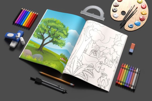 Back to School Open Book Mockup: A Practical Tool for Visual Presentation