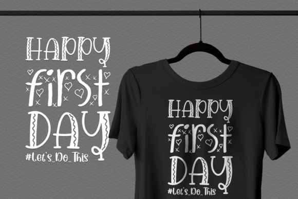 Happy First Day Back to School T-Shirt: A Versatile Design for Educators and Students