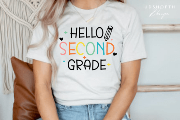 Second Grade Svg, Hello Back to School: A Creative Tool for Educators and Designers