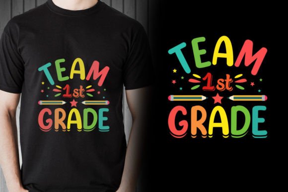 Team First Grade Back to School T-Shirt: A Practical Choice for Custom Apparel